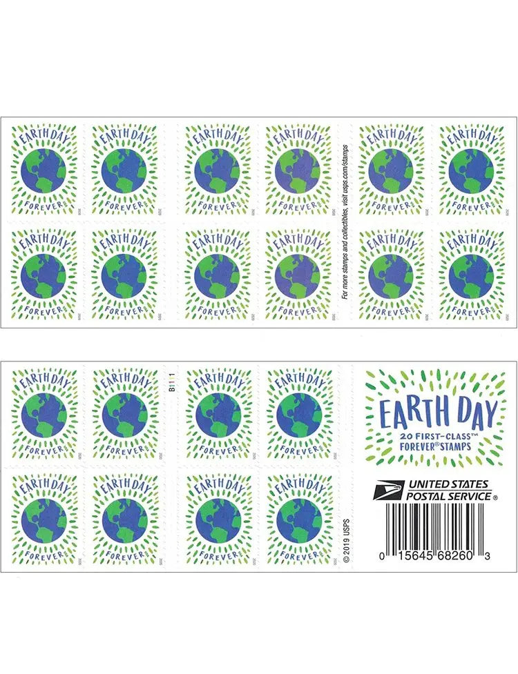 2020 US Earth Day Forever set of 5booklets Stamps