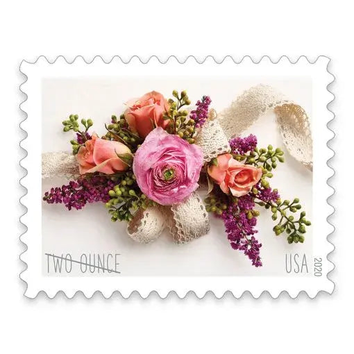 2020 US Garden Corsage Wedding Postage set of 5booklets Stamps