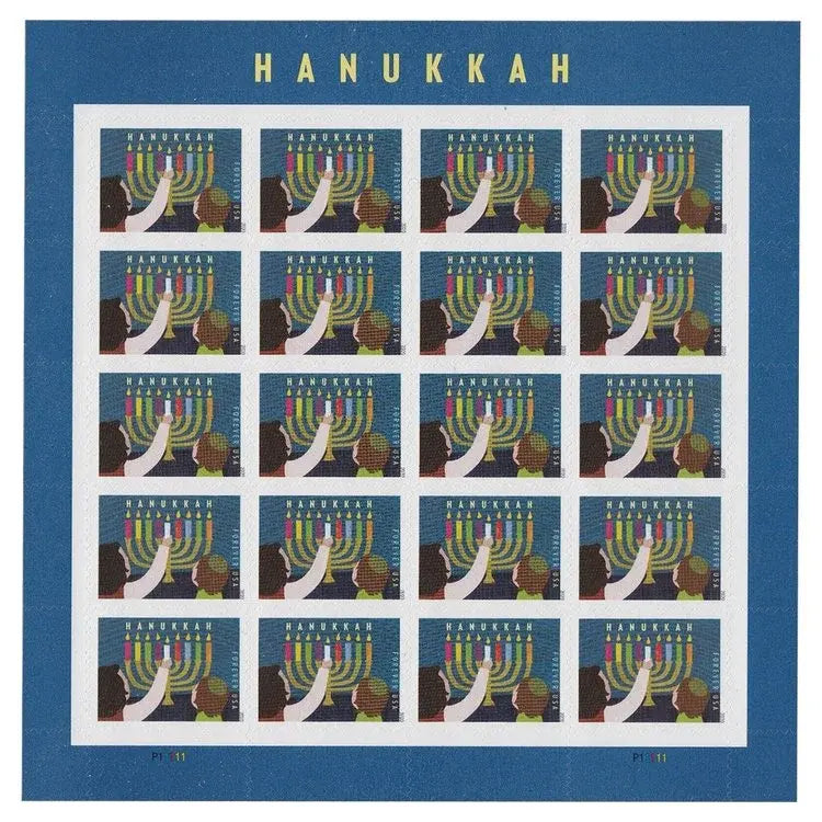 2020 US Hanukkah set of 5booklets Stamps