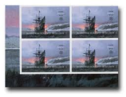2020 Mayflower in Plymouth Harbor set of 5booklets Stamp
