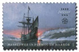 2020 Mayflower in Plymouth Harbor set of 5booklets Stamp
