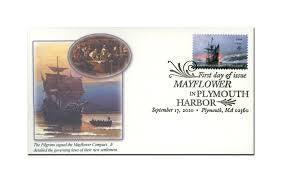 2020 Mayflower in Plymouth Harbor set of 5booklets Stamp