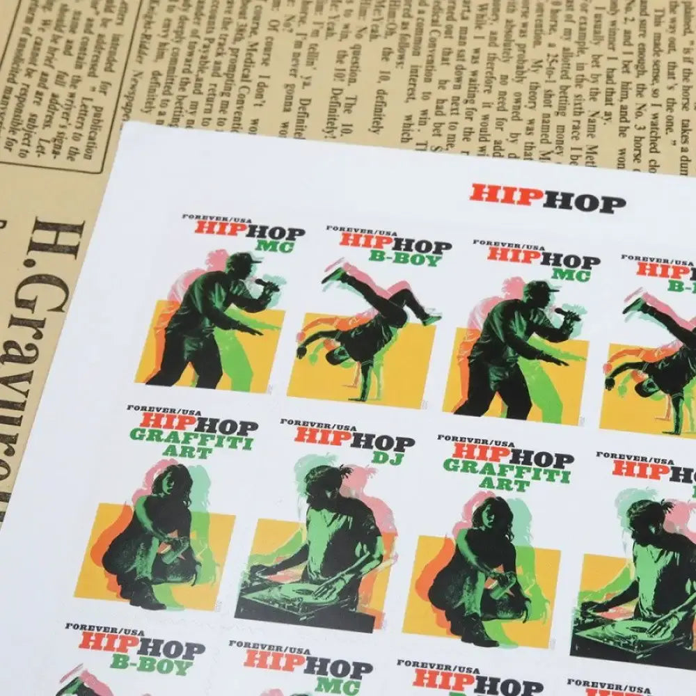 2020 US Hip Hop First-Class Forever set of 5booklets Stamps