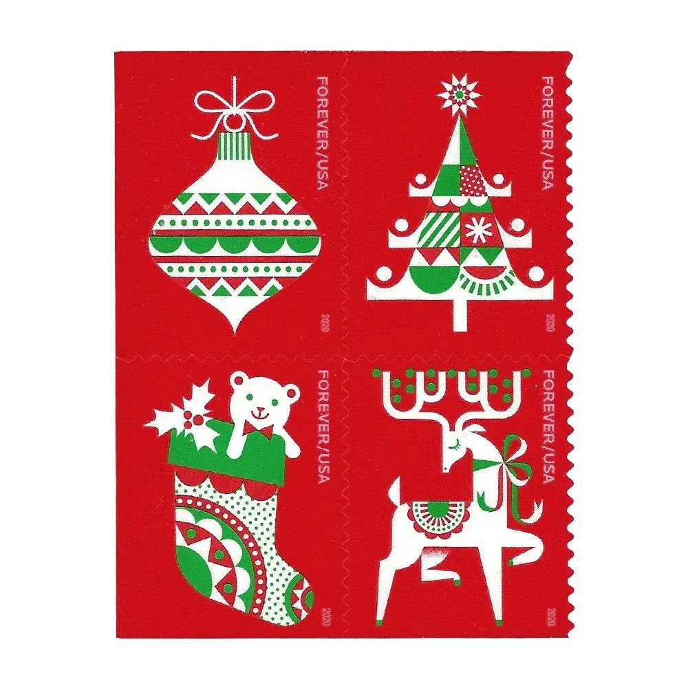 2020 US Holiday Delights Forever set of 5booklets Stamps
