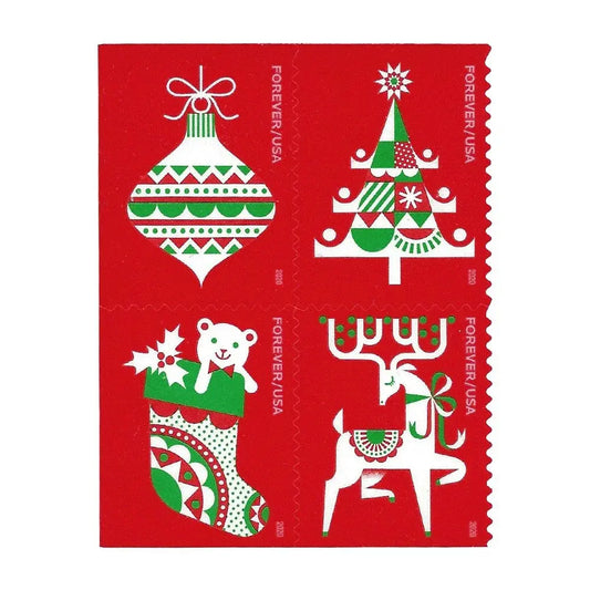 2020 US Holiday Delights Forever set of 5booklets Stamps
