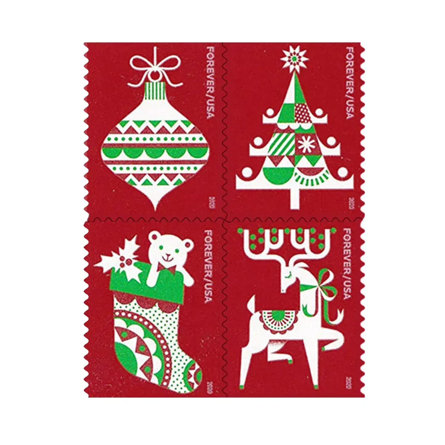 2020 US Holiday Delights Forever set of 5booklets Stamps