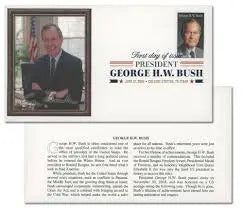 2019 honoring George H.W. Bush set of 5booklets stamps