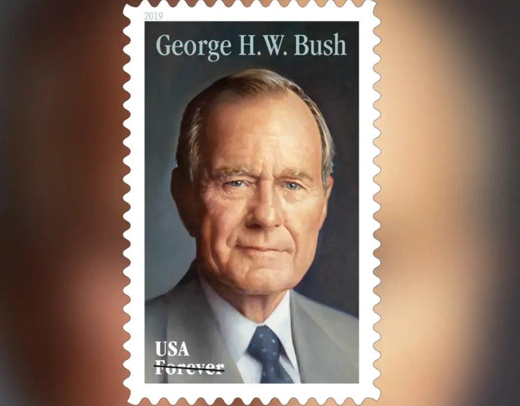 2019 honoring George H.W. Bush set of 5booklets stamps
