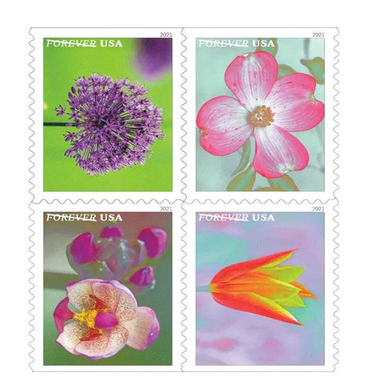 2021 US Garden Beauty Forever Postage set of 5booklets Stamps