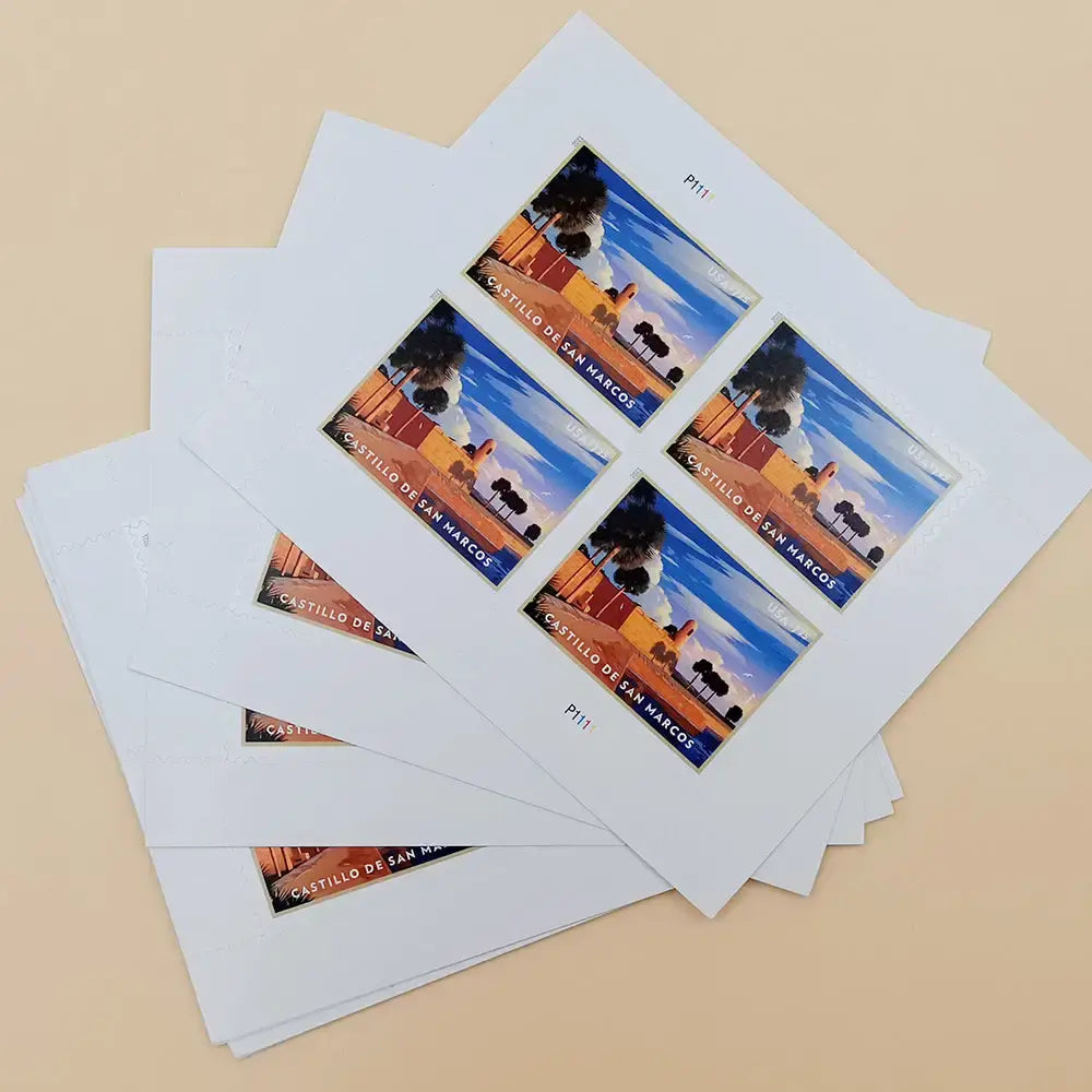 2021 US Castillo De San Marcos set of 5booklets Stamps
