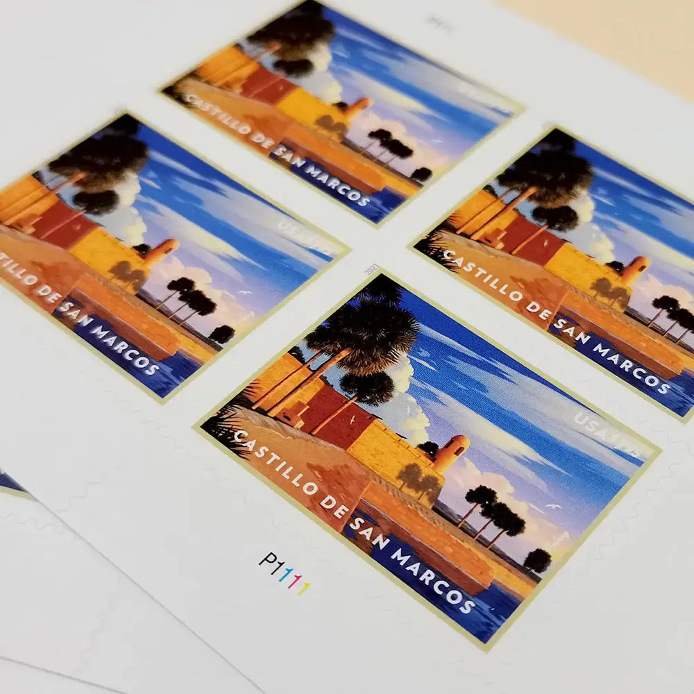 2021 US Castillo De San Marcos set of 5booklets Stamps