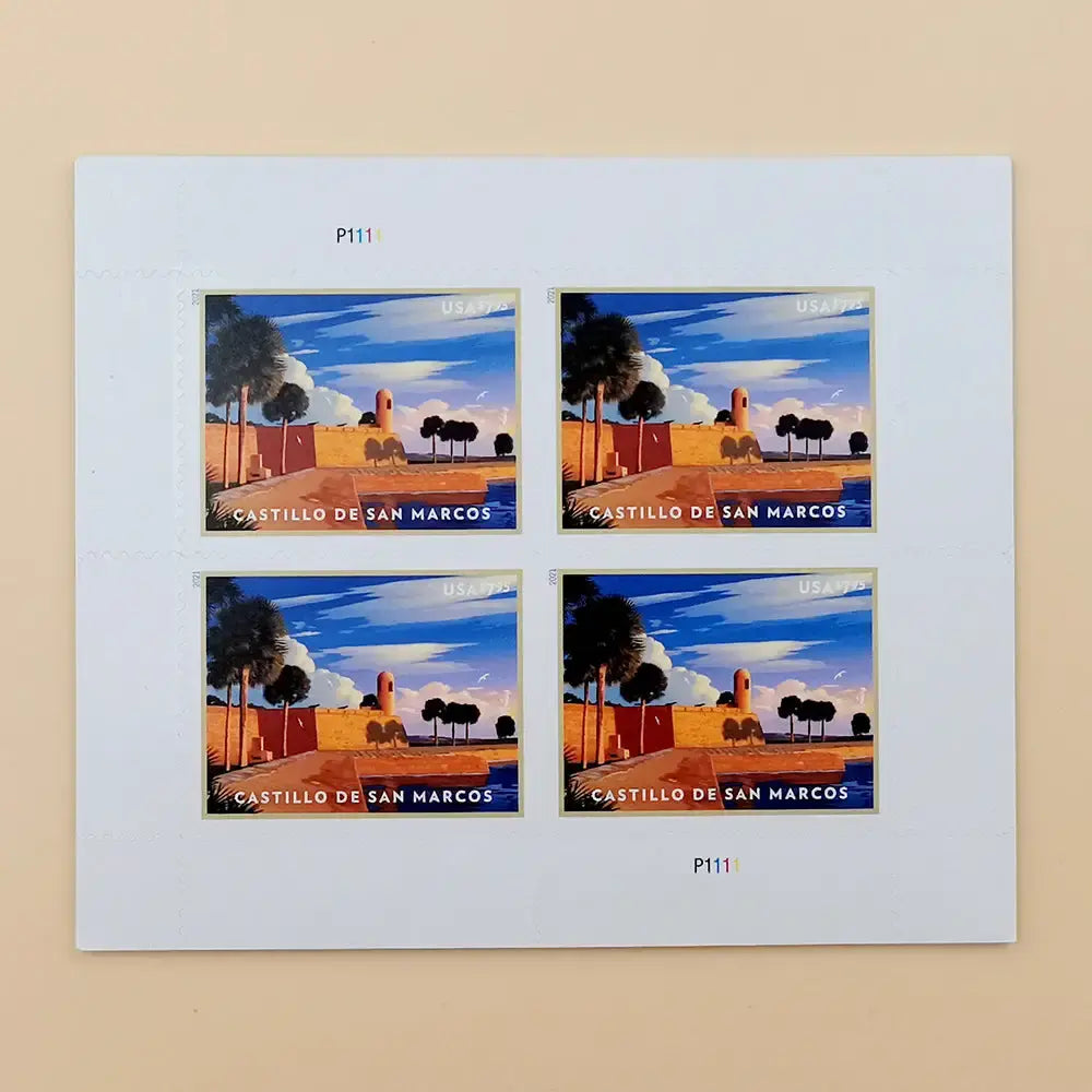 2021 US Castillo De San Marcos set of 5booklets Stamps