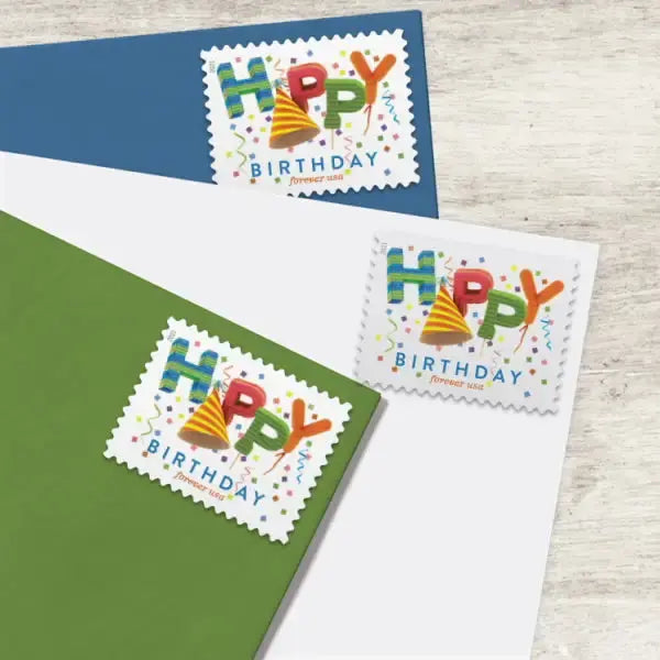 2021 US Happy Birthday Forever set of 5booklets Stamps