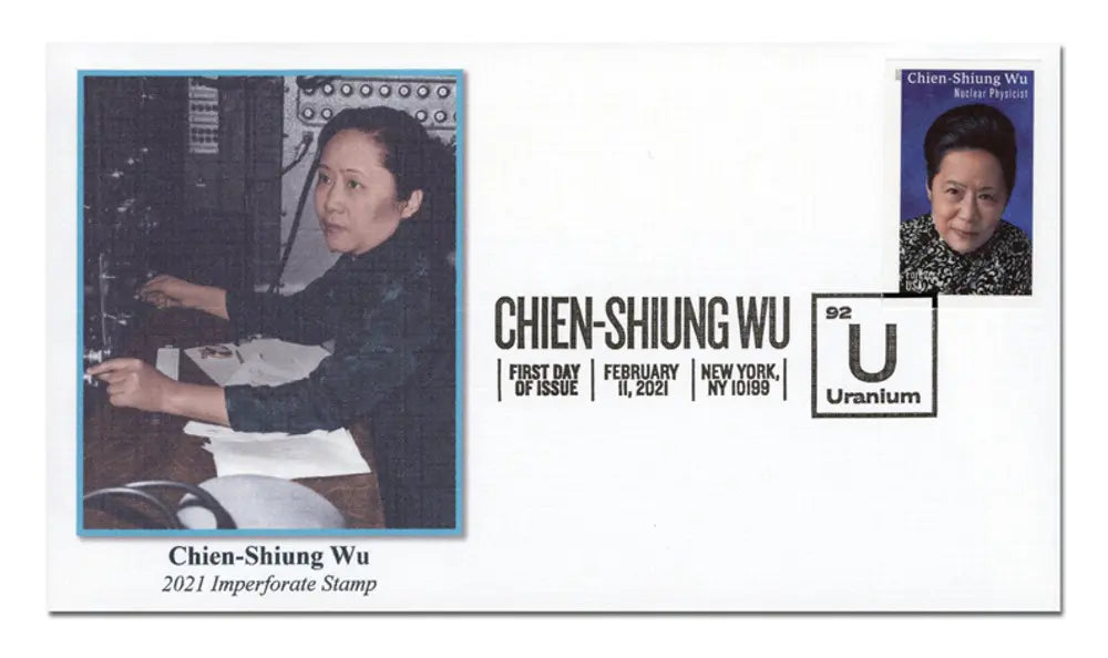 2021 Imperforate Chien-Shiung Wu set of 5booklets Stamps