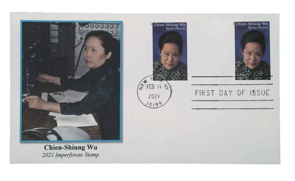 2021 Imperforate Chien-Shiung Wu set of 5booklets Stamps