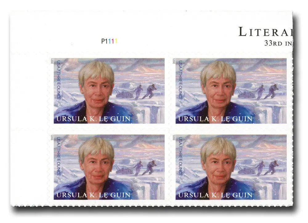 2021 Three Ounce Literary Arts Ursula K. Le Guin set of 5booklets Stamps