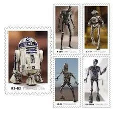 2021 US Star Wars Droids set of 5booklets Stamps