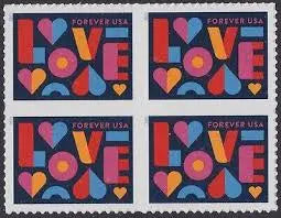 2021 Love Forever set of 5booklets Stamp