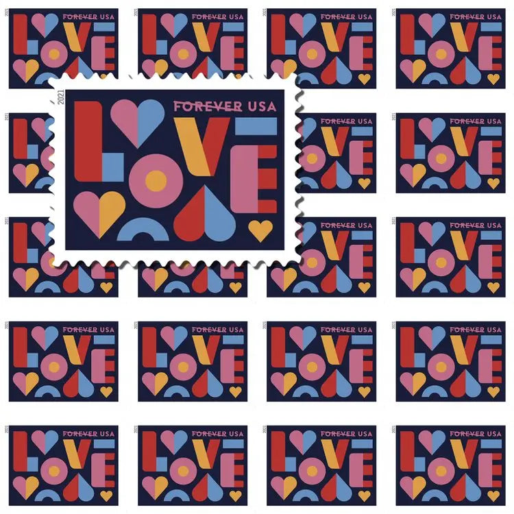 2021 Love Forever set of 5booklets Stamp