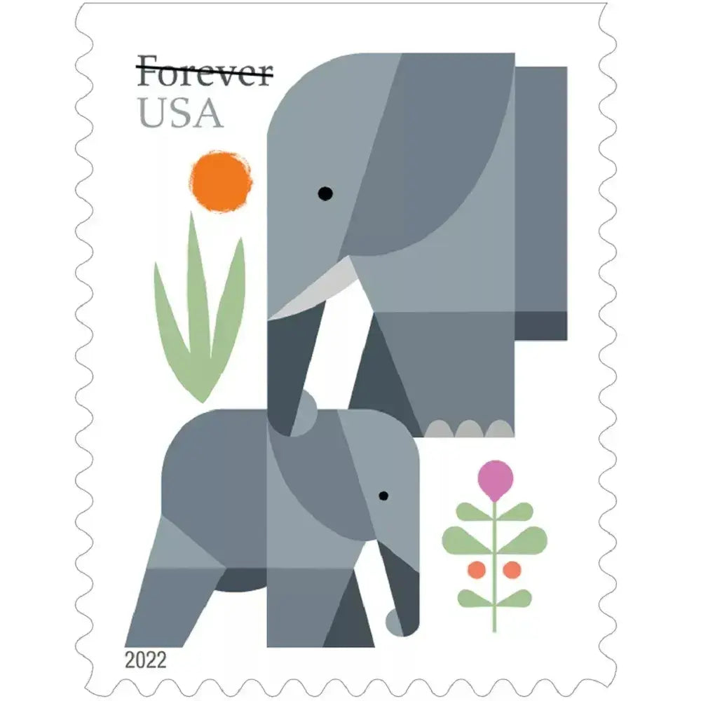 2022 US Elephants set of 5booklets Stamps