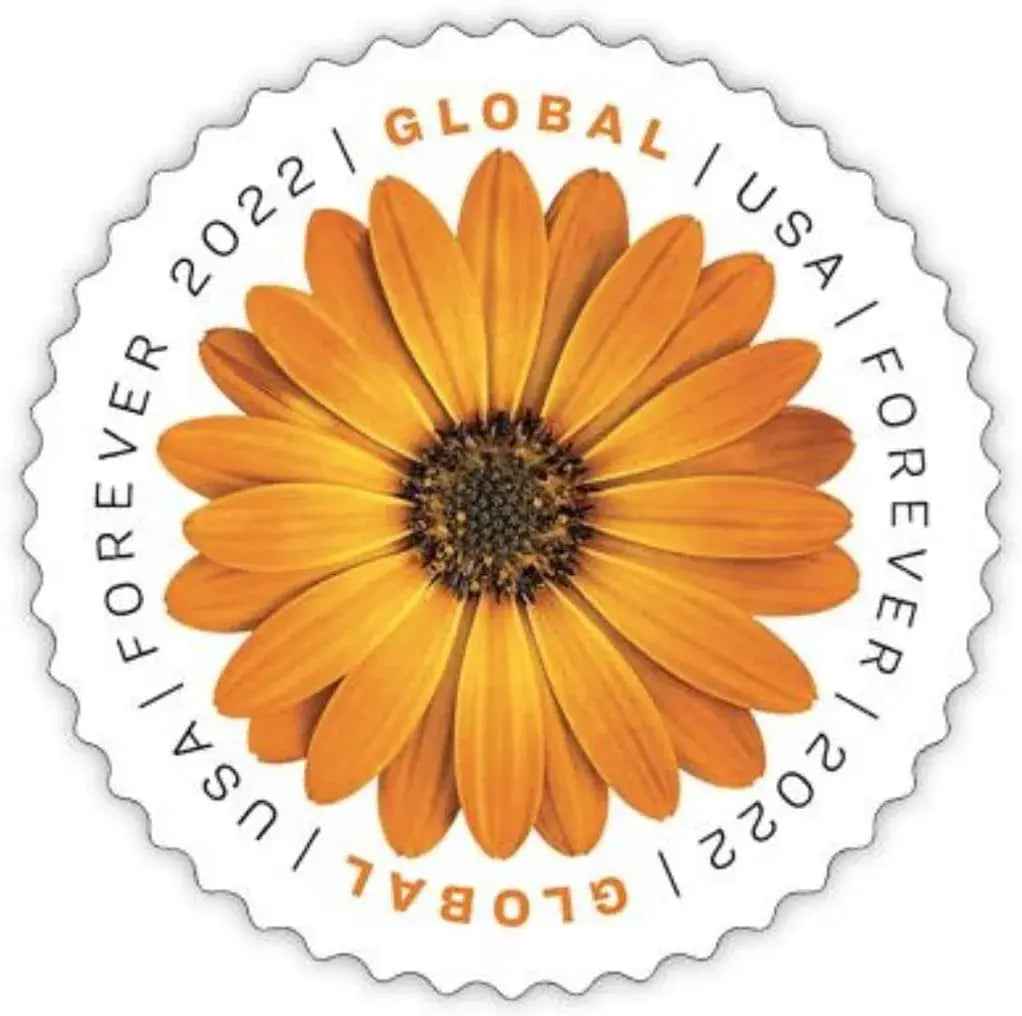 2022 Global Forever African Daisy set of 5booklets Stamp