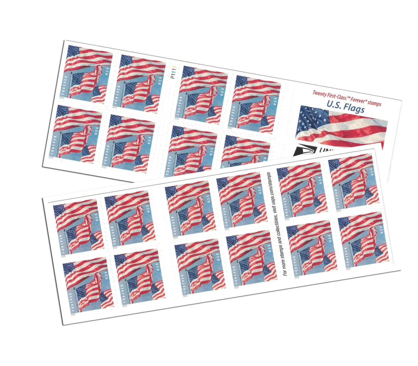 2022 us flag forever set of 5booklets stamp