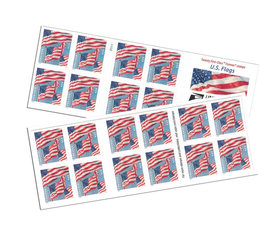 2022 us flag forever set of 5booklets stamp