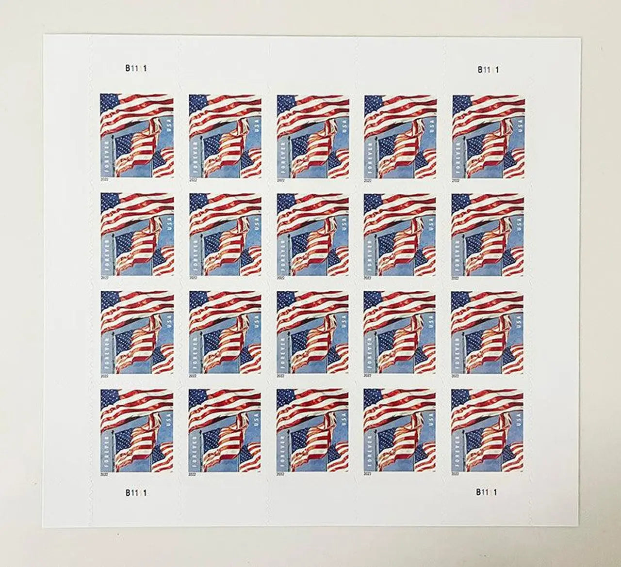 2022 us flag set of 5booklets stamp