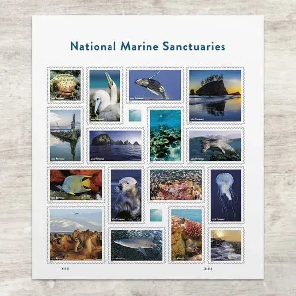 2022 US National Marine Sanctuaries set of 5booklets Stamps