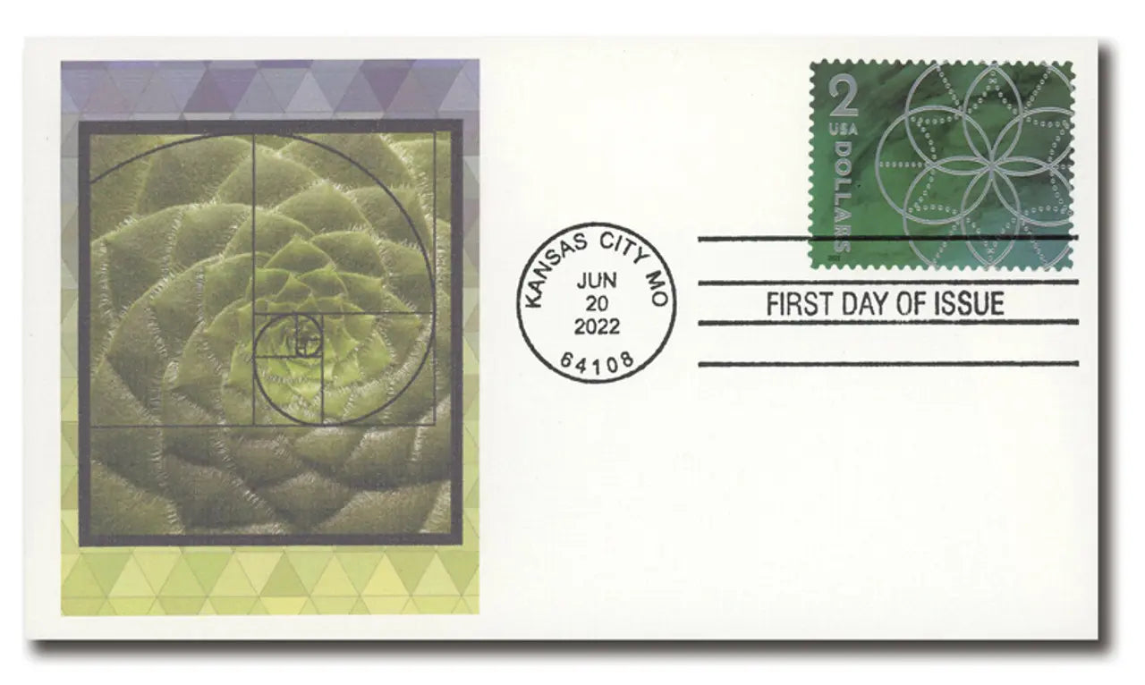 2022 two dollar floral geometry set of 5booklets stamps