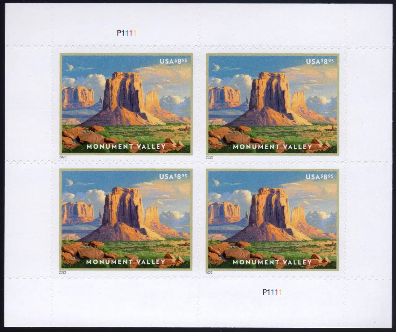 2022 Memorial Valley Priority set of 5booklets Stamp