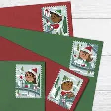 2022 US Holiday Elves set of 5booklets Stamps