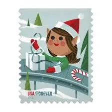 2022 US Holiday Elves set of 5booklets Stamps