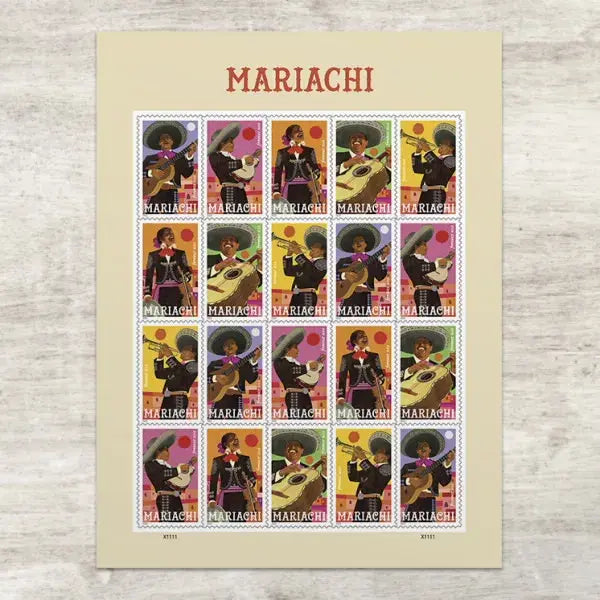 2022 US Mariachi set of 5booklets Stamps