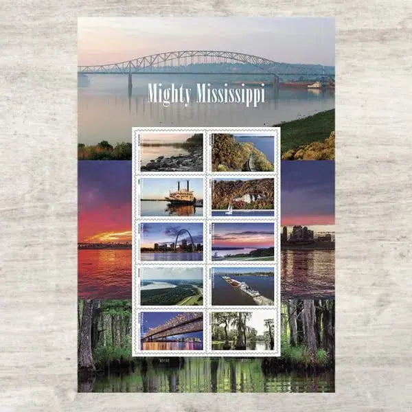 2022 Mighty Mississippi Forever set of 5booklets Stamps