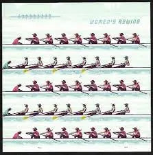 2022 Women's Rowing set of 5booklets Stamps