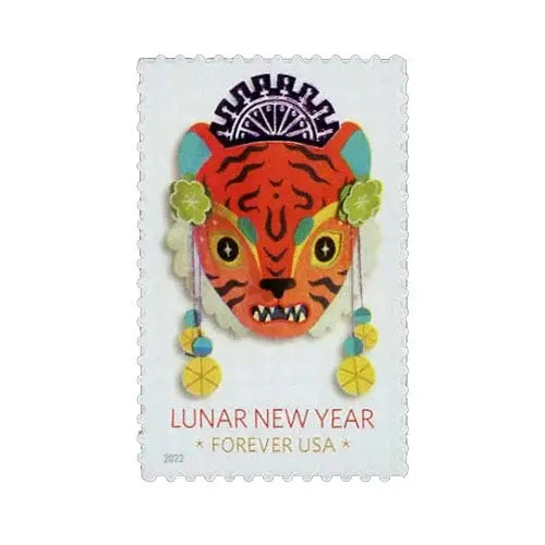 2022 US Lunar New Year - Year of The Tiger set of 5booklets Stamps