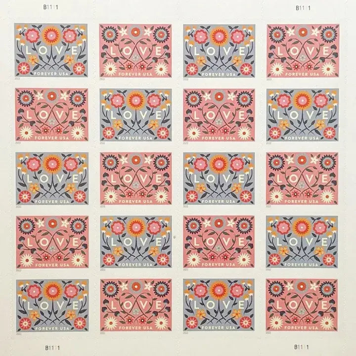 2022 Love Forever set of 5booklets Stamps