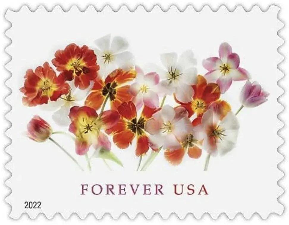 2022 US Tulips Forever First Class Postage set of 5booklets Stamps