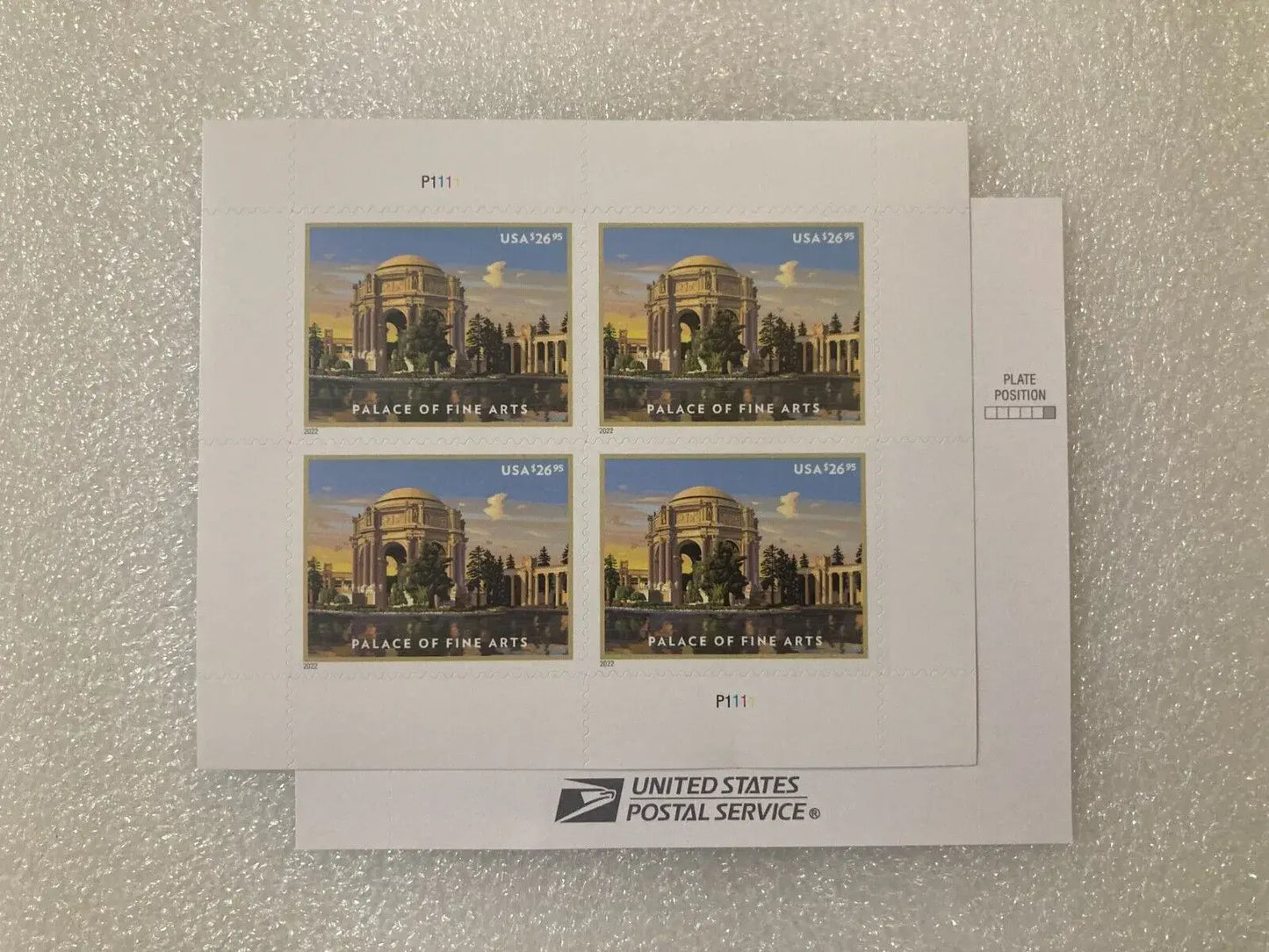 2022 Palace of Fine Arts set of 5booklets Stamps