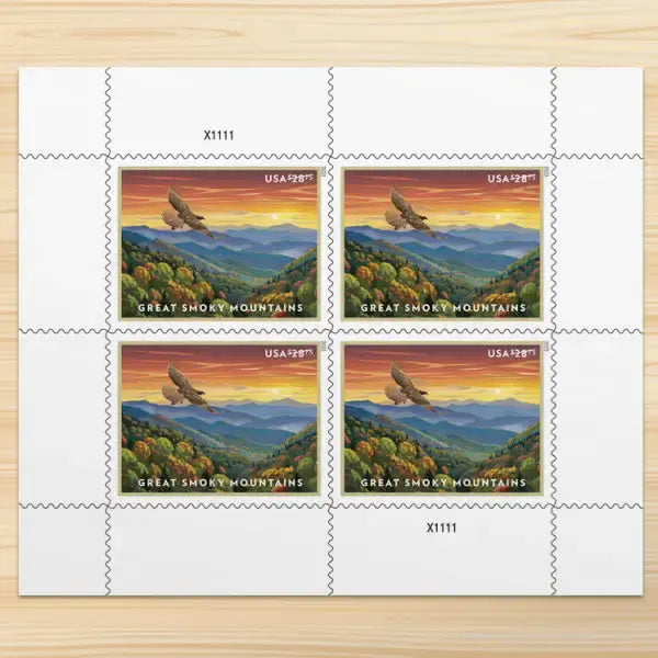 2023 US Great Smoky Mountains set of 5booklets Stamps
