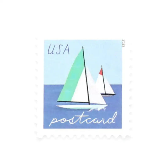 2023 US Sailboats Postcard Forever set of 5booklets Stamps
