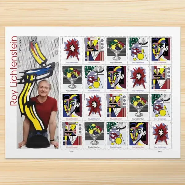 2023 US Roy Lichtenstein set of 5booklets Stamps