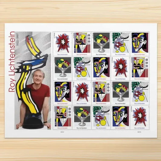 2023 US Roy Lichtenstein set of 5booklets Stamps