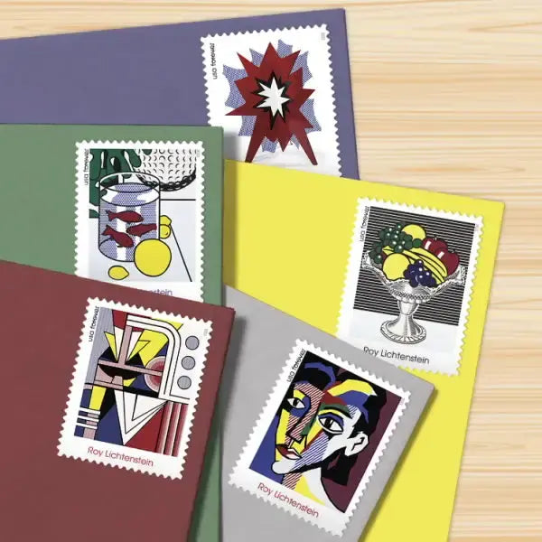 2023 US Roy Lichtenstein set of 5booklets Stamps