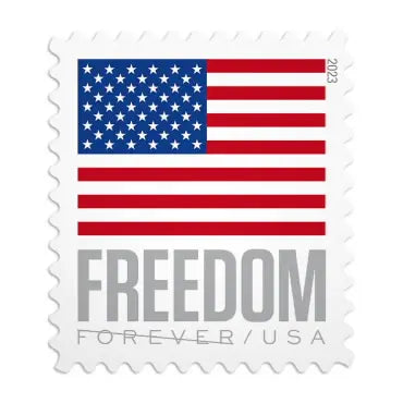 2023 us freedom flag forever set of 5booklets stamp