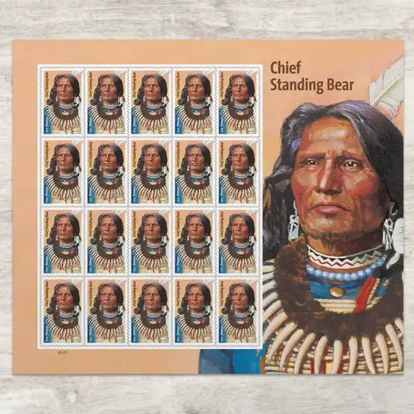 2023 US Chief Standing Bear set of 5booklets Stamps