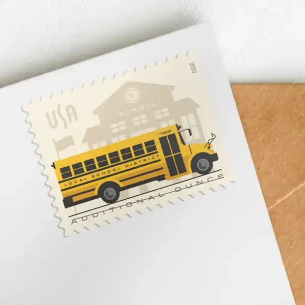 2023 US School Bus Additional Ounce set of 5booklets Stamps