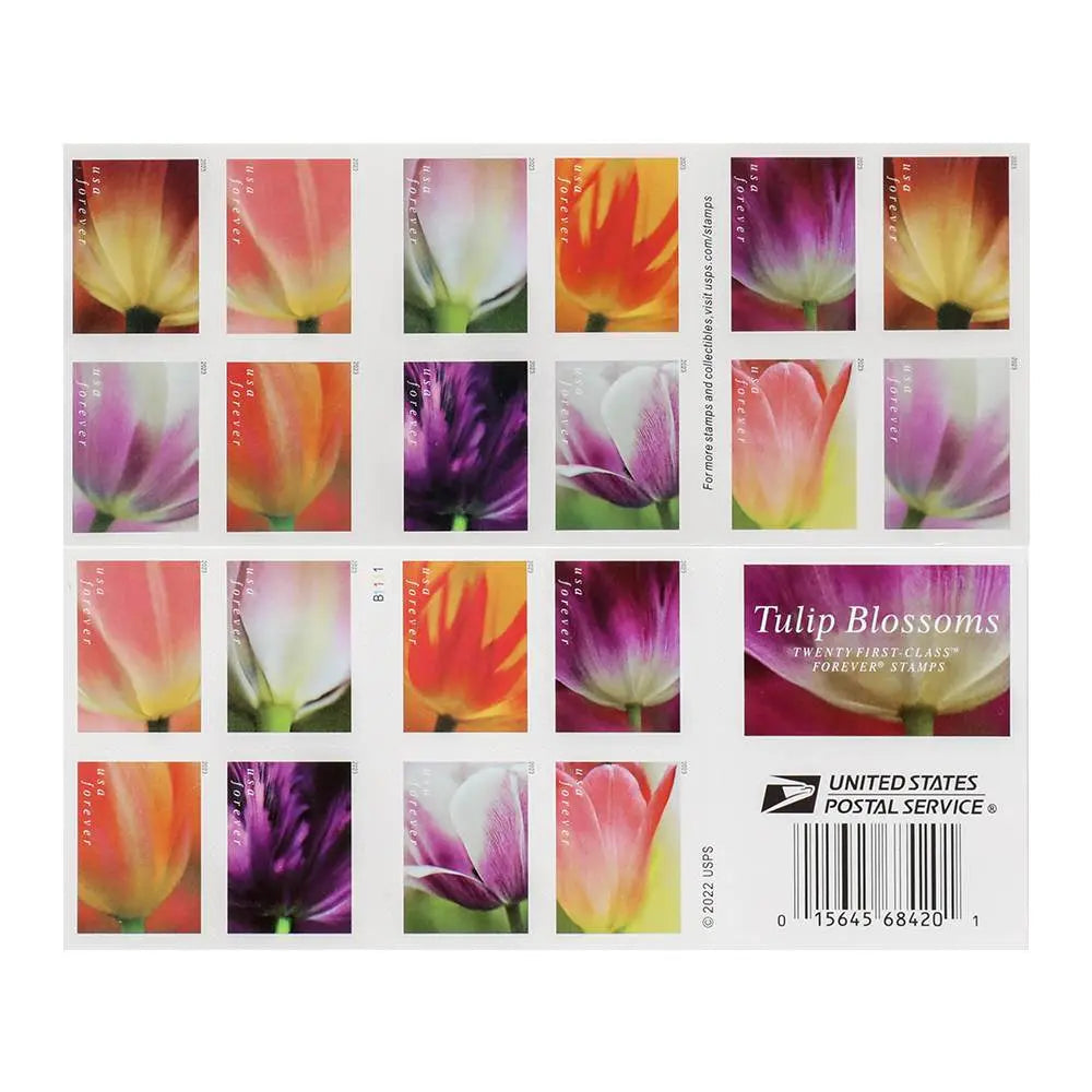 2023 US Tulip Blossoms set of 5booklets Stamps
