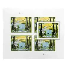 2023 US Florida Everglades Priority Mail set of 5booklets Stamps